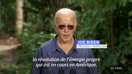 Joe Biden : "Personne ne peut faire marche arrière" sur la "révolution" énergétique aux Etats-Unis