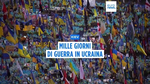 Guerra in Ucraina: un memoriale a Kiev per commemorare i soldati caduti