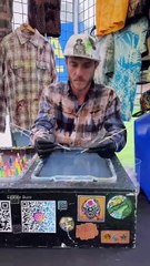 Creative Cap Printing with a Fork 🎨