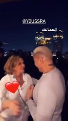 عمرو دياب ويسرا في مهرجان القاهرة