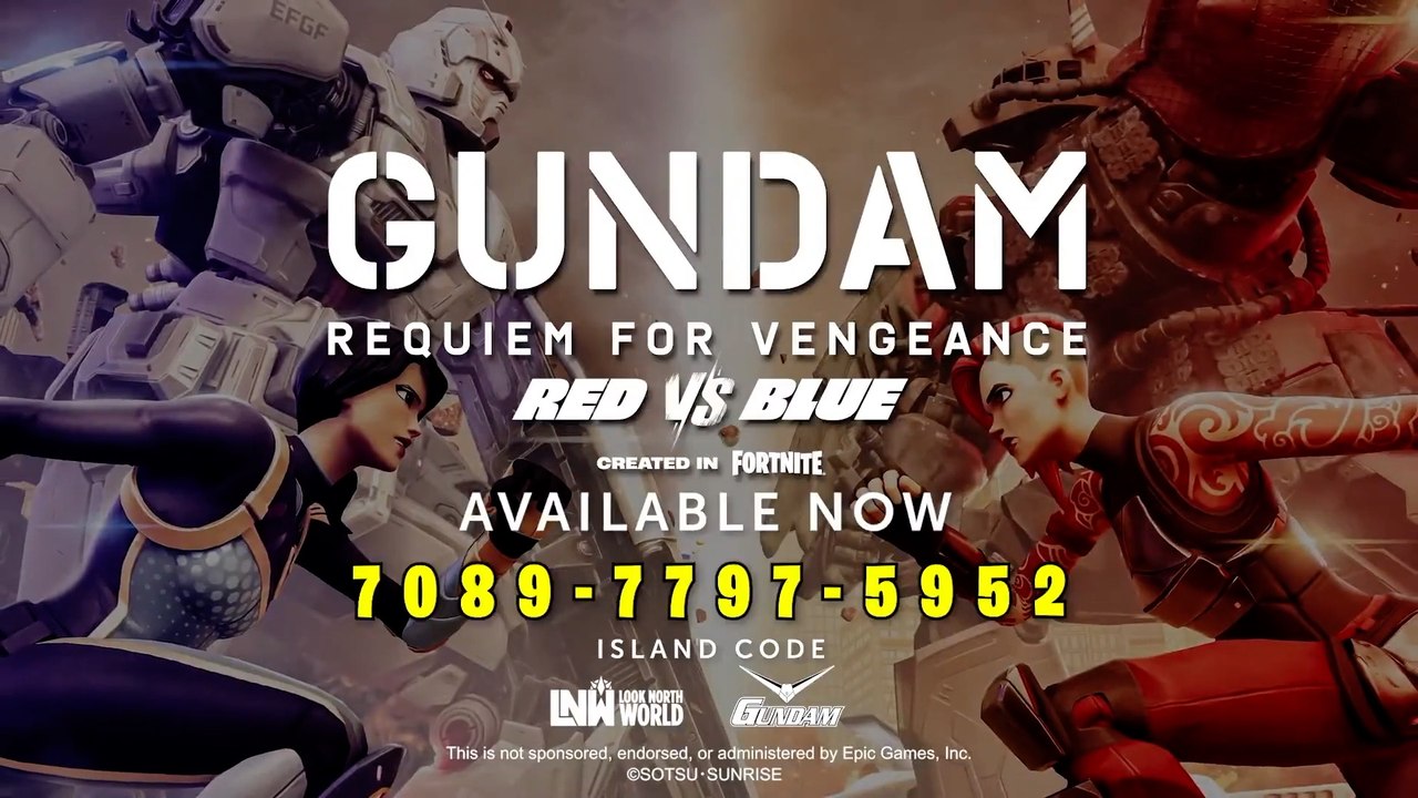 Gundam Requiem for Vengeance Red vs Blue