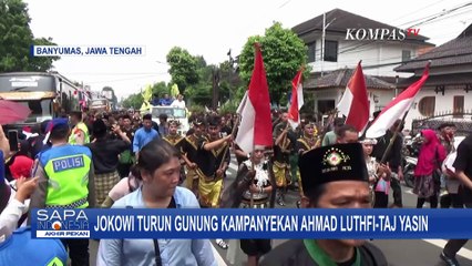 Presiden Jokowi 'Turun Gunung' Kampanyekan Ahmad Luthfi-Taj Yasin di Pilkada 2024