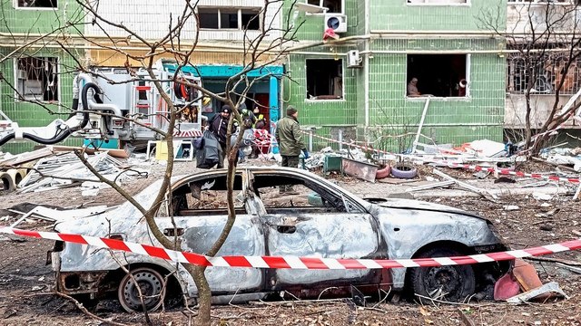 Ukraine meldet einen der heftigsten Luftangriffe Russlands seit Kriegsbeginn