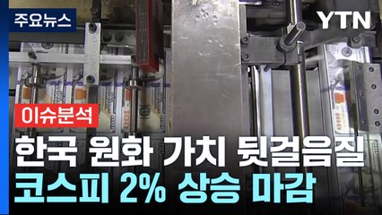 [이슈플러스] 한국 원화 가치·주가 9%대 하락...코스피 2% 반등 / YTN