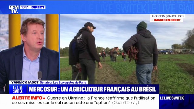 Yannick Jadot sur l'accord UE-Mercosur: Ce qui va nous arriver est une agriculture extrêmement intensive