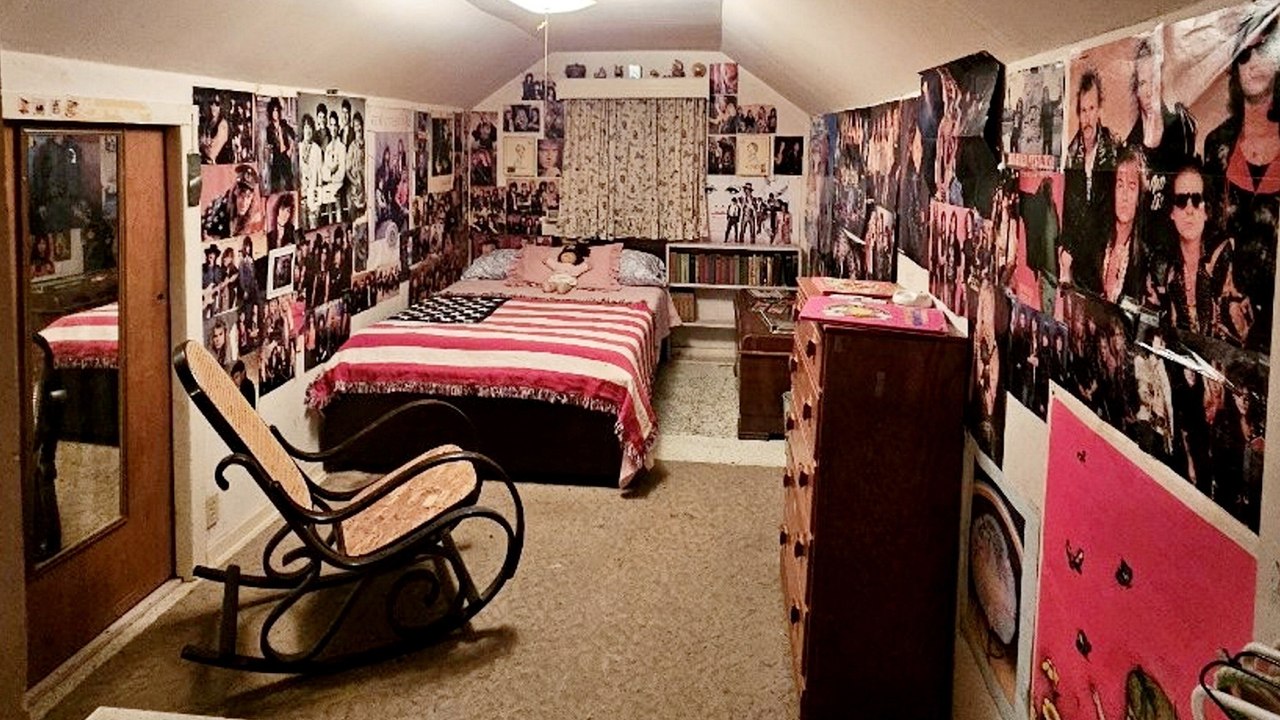 Das Schlafzimmer einer Frau aus den 1980er Jahren blieb 35 Jahre lang unberührt