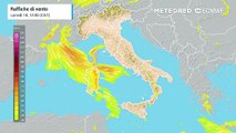 Forti venti in arrivo
