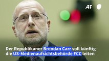 Republikaner Carr soll US-Medienaufsicht leiten