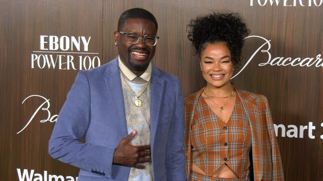 Lil Rel Howery and Dannella Lane 2024 EBONY Power 100 Gala Green Carpet