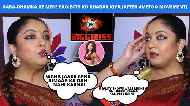 Reality Shows Wale Mujhe Phone Karke PAAGAL Kar Dete Hain | Tanushree Dutta | Bigg Boss