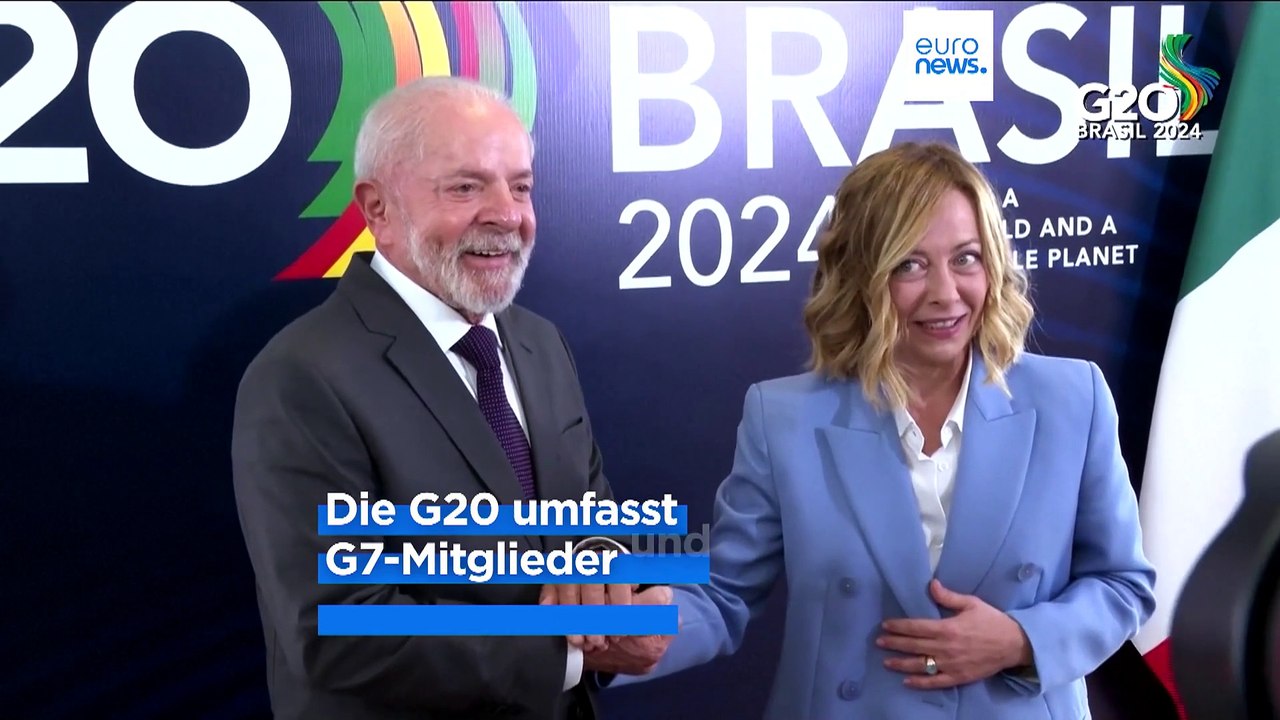 G20-Gipfel: Staats- und Regierungschefs treffen in Rio de Janeiro ein