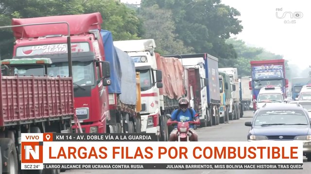 scz-um no hay diésel ni gasolina en surtidores de la capital cruceña