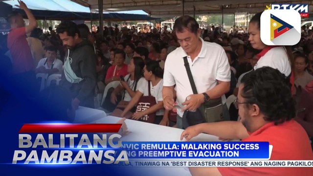 DILG Sec. Remulla, binigyang-diin ang kahalagahan ng preemptive evacuation at koordinasyon ng LGUs at mga ahensya upang matiyak ang tulong sa mga nasalanta ng Bagyong #PepitoPH