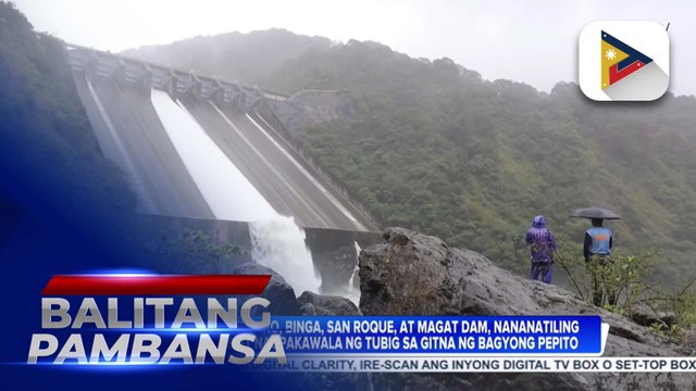 Gate ng Ambuklao, Binga, San Roque, at Magat Dam, nananatiling nakabukas at patuloy na nagpakawala ng tubig sa gitna ng pananalasa ng Bagyong #PepitoPH