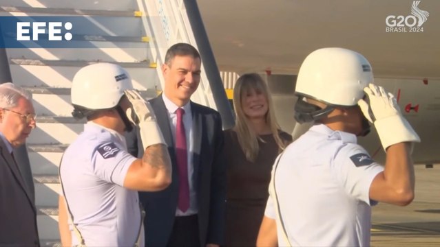 Sánchez llega a Brasil para la cumbre del G20 en la que apoyará una tasa a los superricos