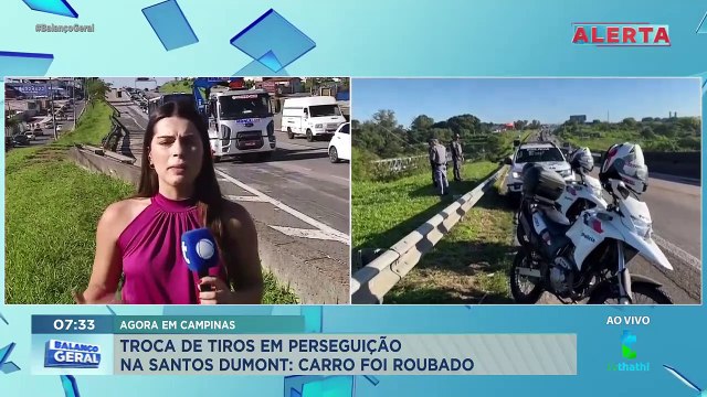 Homem é baleado em perseguição na Santos Dumont em Campinas