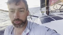 Vendée Globe 2024 -  Louis Duc / Fives Group - Lantana Environnement Retrouvailles avec quelques copains