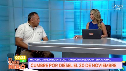 SCZ DIRIGENTE DE TRANSPORTE INTERNACIONAL LAMENTA QUE NO HAY TRABAJO POR FALTA DE DIESEL