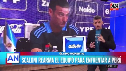 Argentina se prepara para enfrentar a Perú con cambios forzados en la defensa