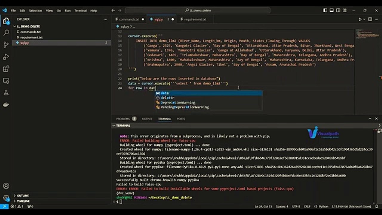 Generative AI (GENAI) Online Recorded Demo Video