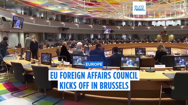 EU foreign affairs ministers discuss support for Ukraine after Biden lifts veto on weapons