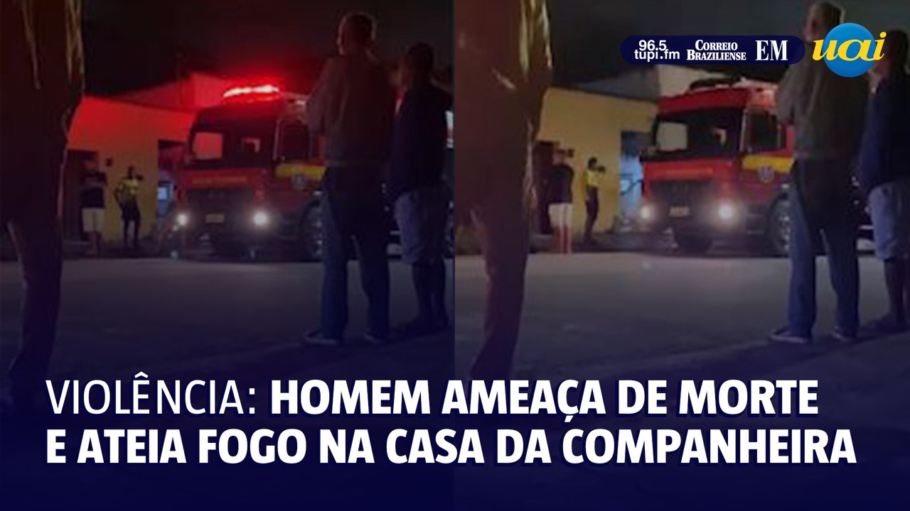 Homem ameaça companheira de morte e ateia fogo na casa dela em BH
