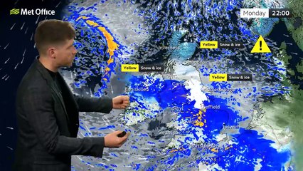 Met Office Monday Afternoon Weather Forecast 18/11/2024