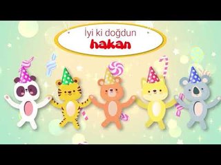 İyi ki Doğdun HAKAN  - İsme Özel Kırmızı Balık Doğum Günü Şarkısı