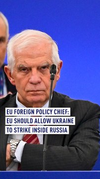 European Union Foreign Policy Chief: EU should allow Ukraine to strike inside Russia