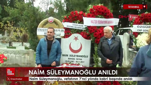 Naim Süleymanoğlu, vefatının 7'nci yılında kabri başında anıldı
