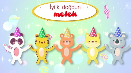 İyi ki Doğdun MELEK - İsme Özel Kırmızı Balık Doğum Günü Şarkısı