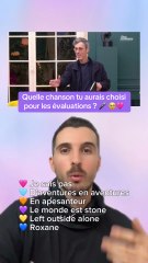 Les chansons des évaluations (semaine 6)