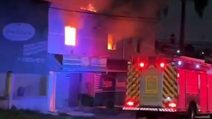 Incêndio em apartamento mobiliza bombeiros no Sítio Cercado