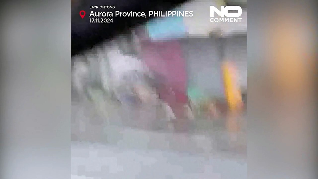 No Comment : des dégâts majeurs aux Philippines après le passage du typhon Man-yi