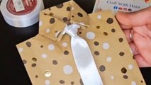 Fun DIY gift-wrapping hack to make every present look like a shirt and tie