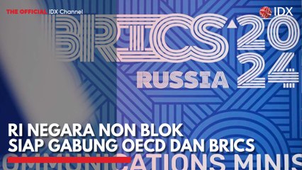 RI Negara Non Blok Siap Gabung OECD dan BRICS