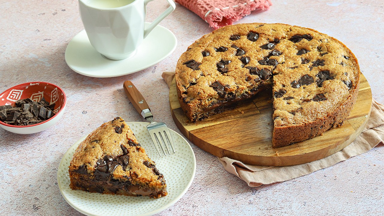 Cookie XXL fourré à la pâte à tartiner : gigantesquement gourmand | 750g