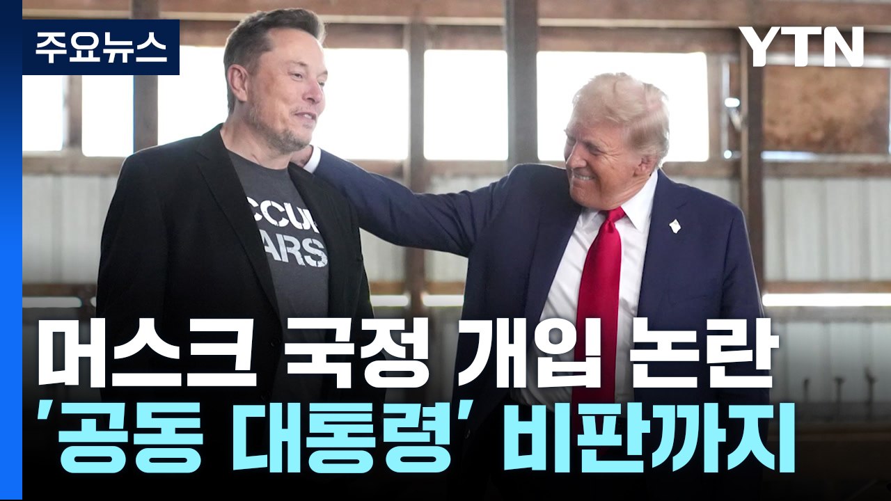 급기야 '공동 대통령' 비판까지...머스크, 국정 개입 어디까지 / YTN