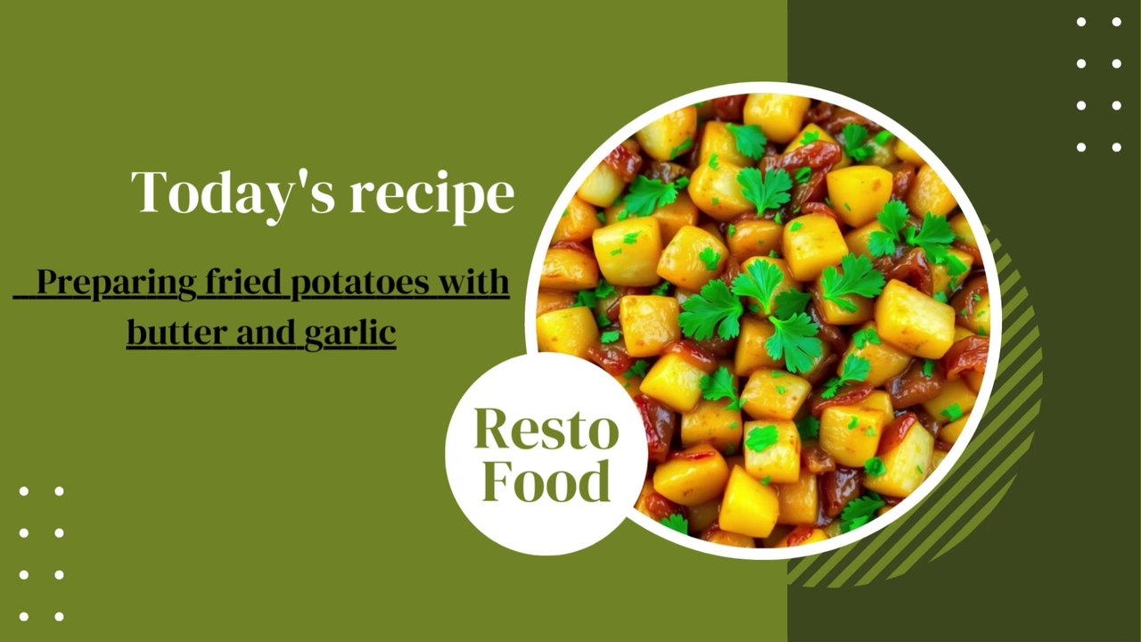 Preparing Sautéed Potatoes with Butter and Garlic by Chef Bechamel