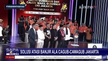 Ini Dia Solusi Atasi Banjir Ala Cagub-Cawagub Jakarta