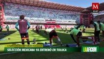 Selección Mexicana entrena en Toluca tras caer ante Honduras