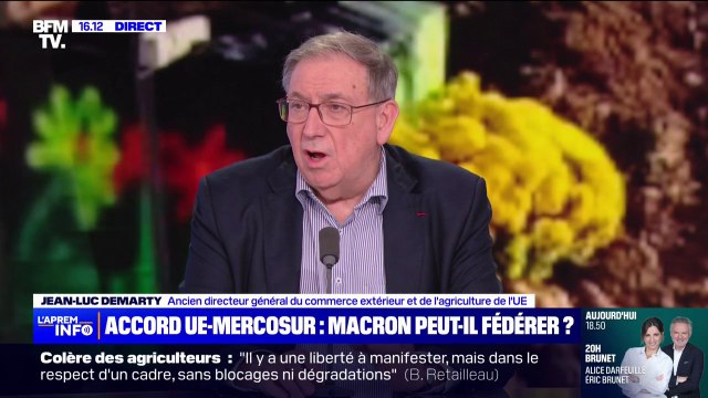 Rejet de l'accord UE-Mercosur par le ministre italien de l'Agriculture: Je serais assez surpris que Giorgia Meloni soit sur cette position , indique Jean-Luc Demarty (ancien directeur général du commerce extérieur de l'UE)