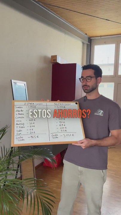 La gran diferencia de salario y ahorros de un m...