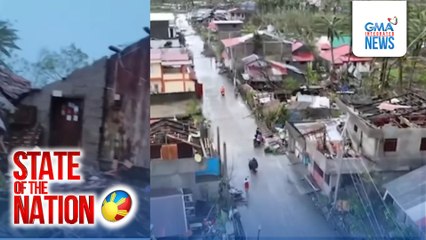 Malakas na hangin at ulang dala ng Bagyong Pepito, nagdulot ng kabi-kabilang | SONA