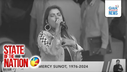 ENTERTAINMENT SPOTLIGHT: Mercy Sunot, 1976-2024  | SONA