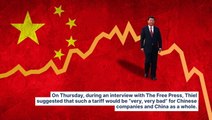 Peter Thiel Says Proposed 60% China Tariff Would Be 'Very, Very Bad' For Beijing, Here's What's At Stake