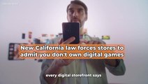 New Law Targets Digital Goods Licensing Products In California