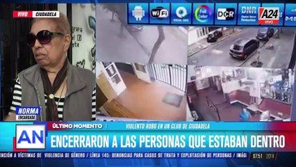 🔴 Violento robo en un club de Ciudadela