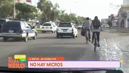scz um la gente echa mano a las bicletas, motos y trufis como alternativa a los micros