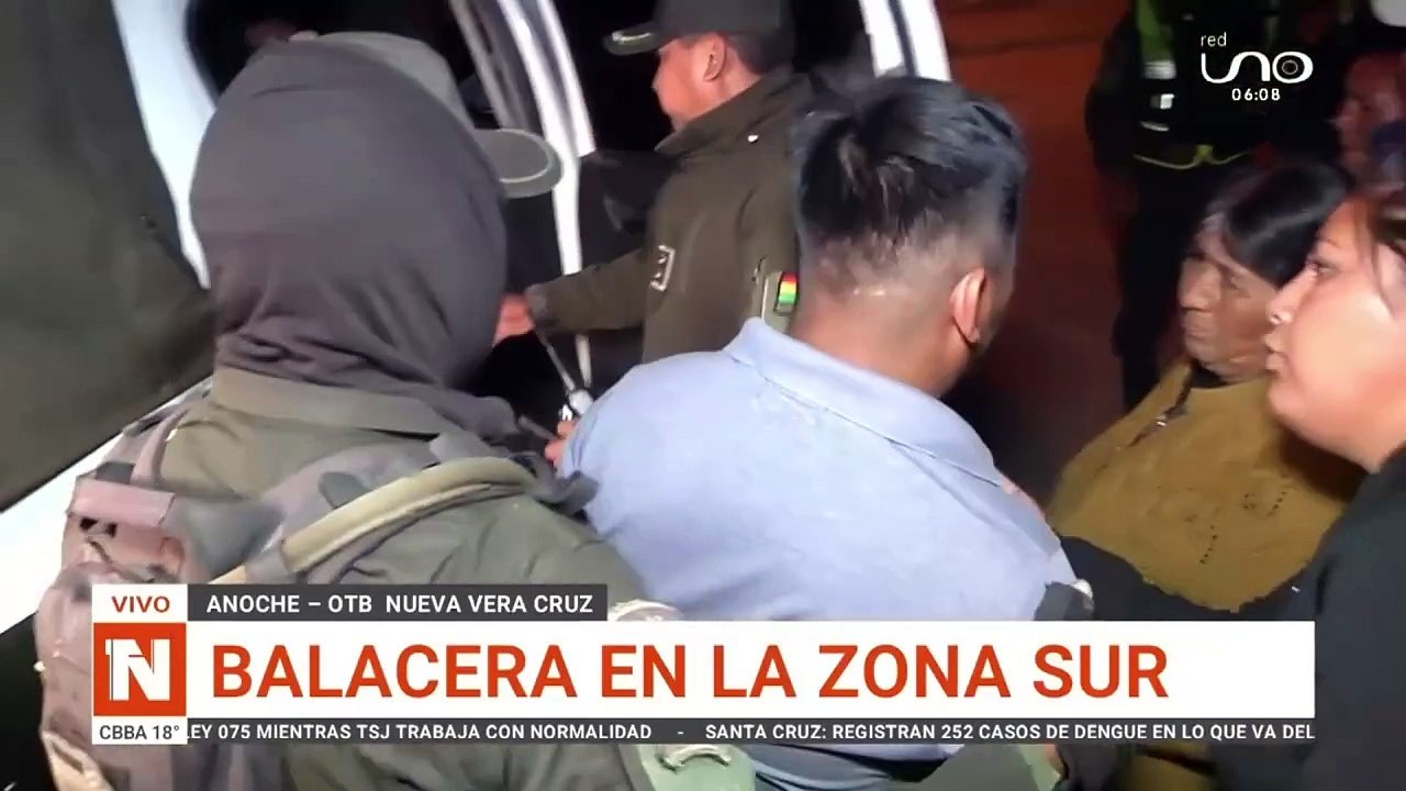 ¡De película! Una balacera causó temor en vecinos de la zona sur de Cochabamba